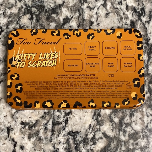 Too Faced Kitty Likes To Scratch On-The-Fly Eyeshadow Palette Brand NEW - Picture 4 of 7